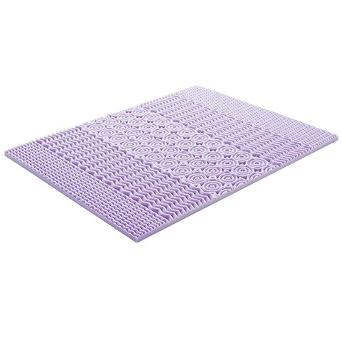 orthopedic hotel memory foam topper lavender