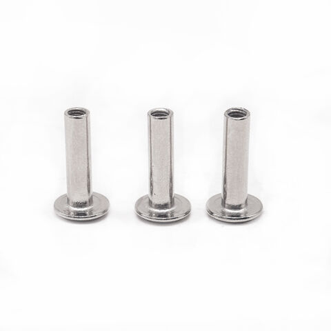 Fabricant professionnel OEM de rivets creux en acier inoxydable sur mesure, fixation de précision, rivet à tête plate galvanisé, rivet semi-tubulaire