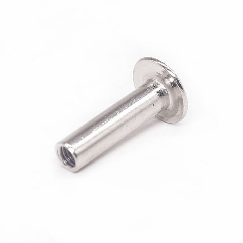 Fabricant professionnel OEM de rivets creux en acier inoxydable sur mesure, fixation de précision, rivet à tête plate galvanisé, rivet semi-tubulaire
