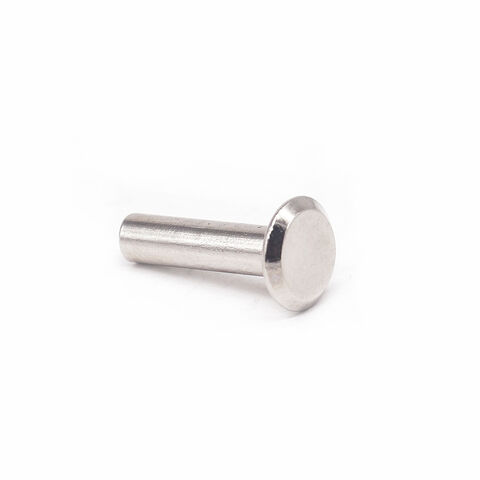 Fabricant professionnel OEM de rivets creux en acier inoxydable sur mesure, fixation de précision, rivet à tête plate galvanisé, rivet semi-tubulaire