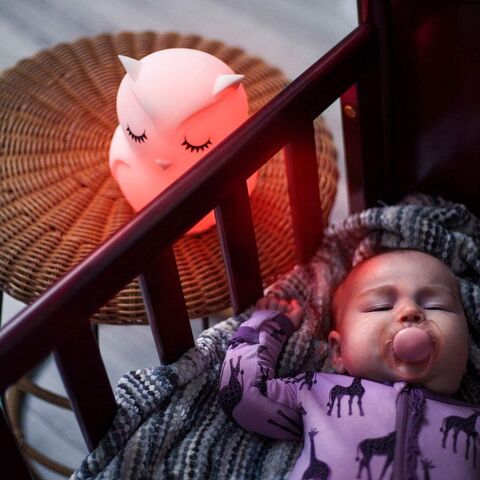 Veilleuse Enfant Bébé rechargeable Veilleuse de Nuit oiseau avec contrôle  tactile rose Lampe de nuit pour enfant fille