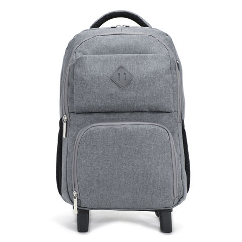 New supplier 18 Inch Rolling Backpack Luggage Trolley School Bag Wheeled Backpack for Kids in School