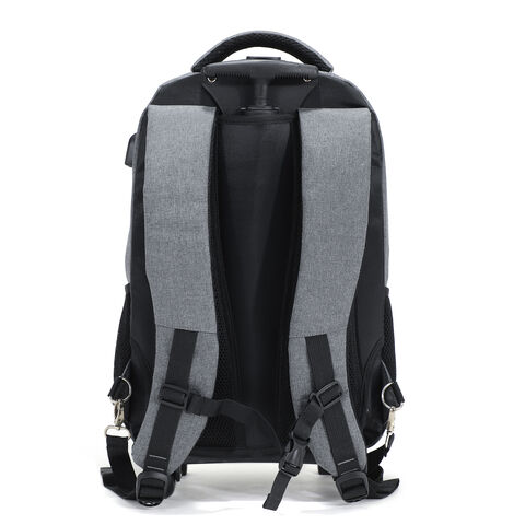 New supplier 18 Inch Rolling Backpack Luggage Trolley School Bag Wheeled Backpack for Kids in School