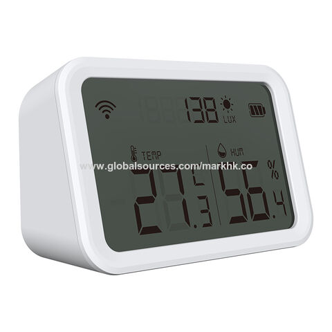 Zigbee 3.0 tuya temperature humidity sensor light intensity detector  hygrometer thermometer smart home works with smartlife app