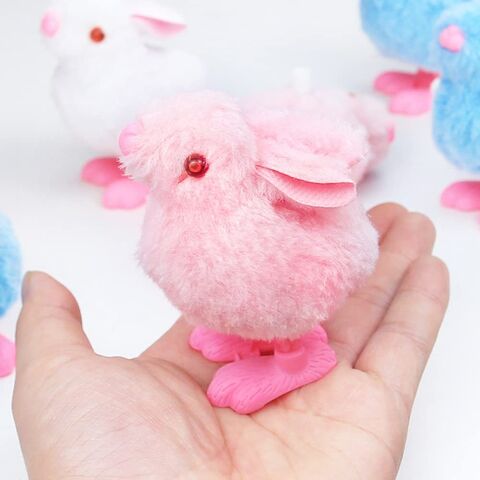 Hase Hüpfendes Küken Aufziehspielzeug Neuheit Huhn Hüpfendes Aufziehspielzeug für Kinder Kleinkinder Ostereiersuche Korb Strumpffüller
