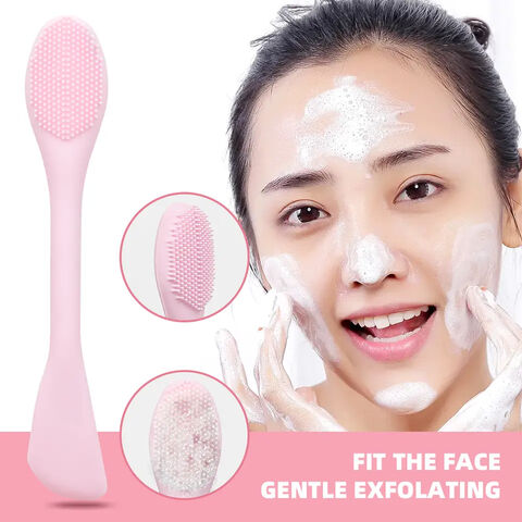 Cepillo de limpieza facial con exfoliador de silicona