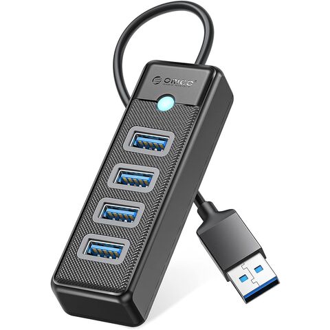 PS5 Console USB HUB, PS5 Extender 5 Port High-Speed Transmission Expansion  Adapter Converter Splitter With 4 USB + 1 USB Charging Port + 1 Type C 3.1  Port for PS5 Drive Version & Digital Version 
