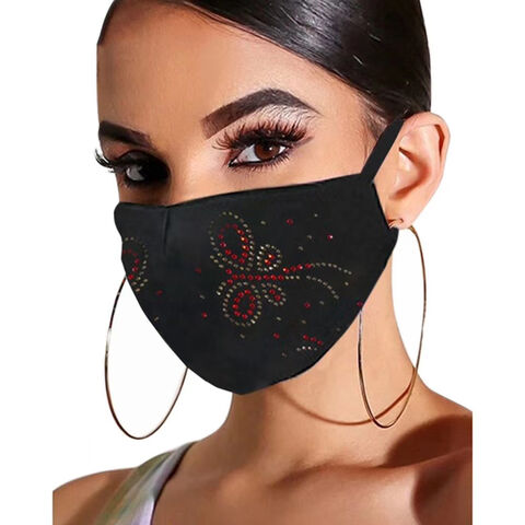 Custom Mask Logo Silk Face Mask Wholesale Adult Washable Reusable