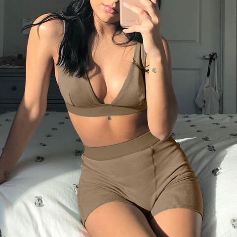2023 Custom Logo Skims Loungewear Underwear 2 Pieces Bra And