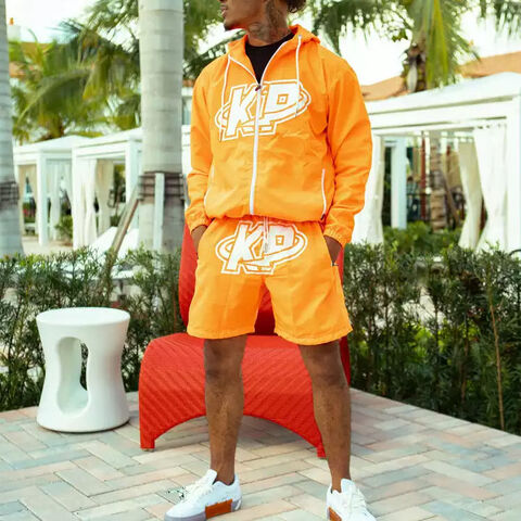 Sweatsuit Gucci Tracksuit Shorts Custom Logo Nylon Windproof Men