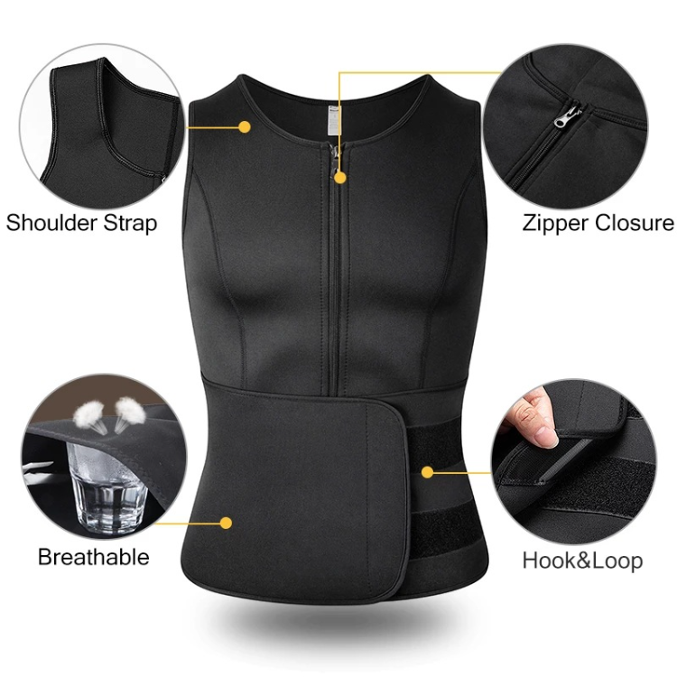 Men's Slimming Body Shaper Male Compression Shirt Shapewear Vest Tank Tops  AP */ 