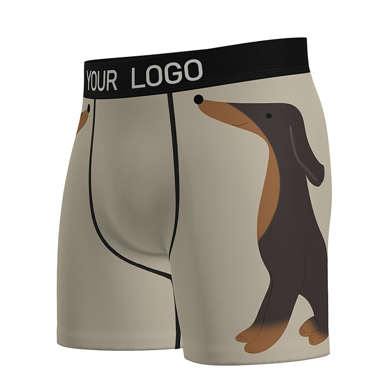 Buy Wholesale China Custom Logo Cotton Polyester Men's Briefs & Boxers Sublimation Printing