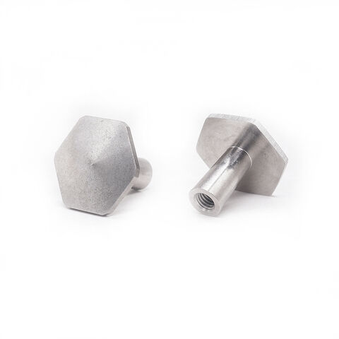 Buy Wholesale China Custom Flat Head Hexagon Knob Rivets Brushed Nickel  Door Handles Kitchen Cupboard Pulls Knobs Square Drawer Knobs Screw & Knobs  Screw at USD 0.01