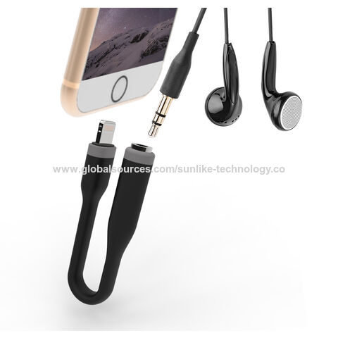 Kakusiga Câble audio lightning vers mini Jack 3.5 mm Mâle - Câble  auxiliaire de voiture pour iPhone à prix pas cher