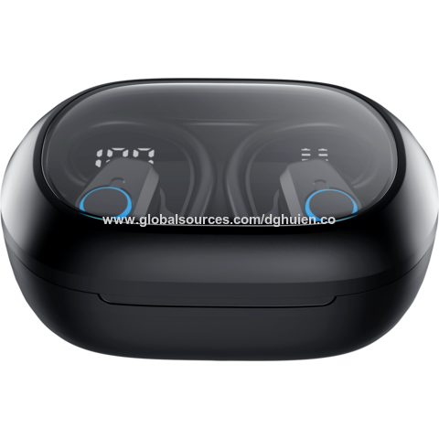 Headsets Bluetooth sem fio portáteis para Runner Hook tipo 500mAh bateria longa duração com display digital fone de ouvido IPX4 impermeável