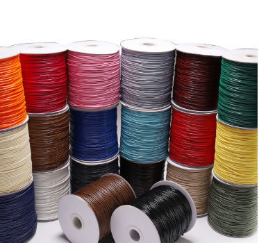 30 Meters Black Waxed Cotton Beading Cord Thread Line 2mm Jewelry String -  AliExpress