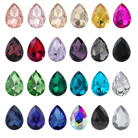 Buy Wholesale China Teardrop Glass Crystals ​flatback Droplet