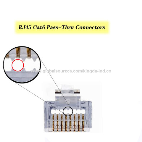 Cat6 8P8C RJ45 Modular Connector - Without Guide