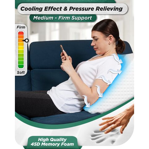 Oreiller de Jambe Coussin pour Genoux de Mousse de Mémoire pour Un Sommeil  Ergonomique Soulage Les Douleurs