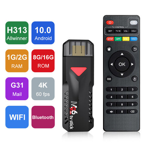 Mini TV Stick 1/8GB 2/16GB for Android 10 TV Box 2.4G 5g Smart TV Stick -  China TV Box, TV Stick
