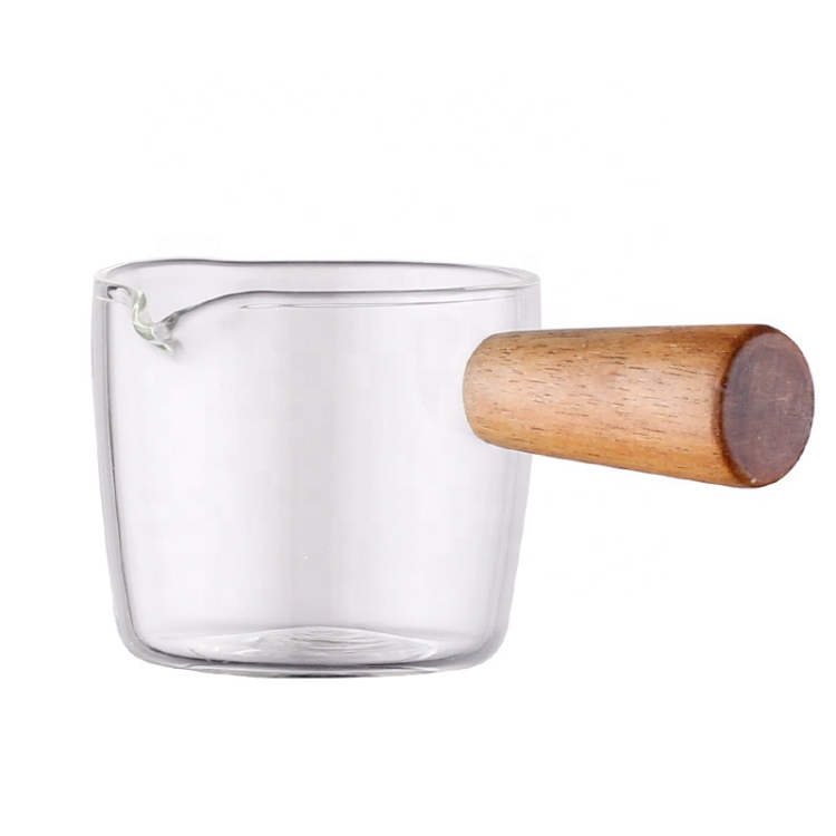  High Borosilicate Glass Milk Frothing Pitcher with