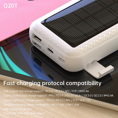 KONFULON Power Bank 50000mah Fast Charging Portable Charger PD USB C 20W  High Capacity Battery Bank 22.5W Quick Charge 3.0 with LCD Display External