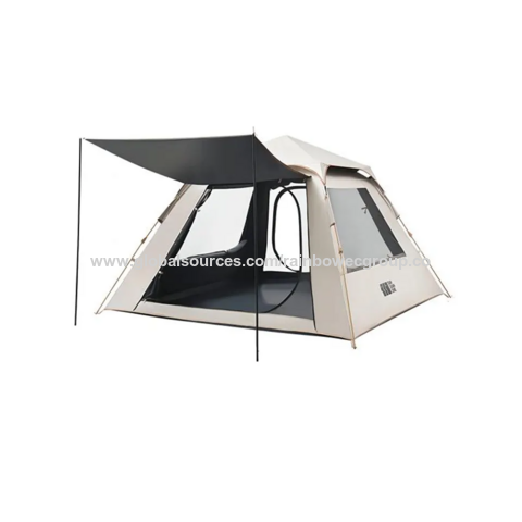 Barraca de Camping Automática Grande para 3-5 Pessoas, Impermeável, Pop Up, Portátil, Espessa, Proteção Solar, Ideal para Viagens e Piqueniques