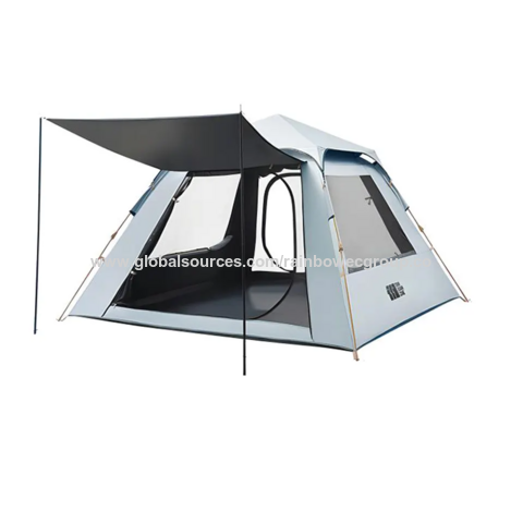 Barraca de Camping Automática Grande para 3-5 Pessoas, Impermeável, Pop Up, Portátil, Espessa, Proteção Solar, Ideal para Viagens e Piqueniques