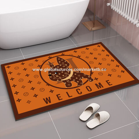 Absorbent Bathroom Plush Rug Quick Dry Mat Shower Pad Floor Protector Carpet