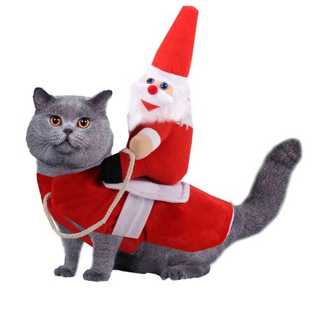 Chien Vetement Noel Chat M Costume De Noël Pour Animal Vêtements
