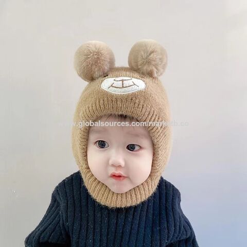 Bonnet d'hiver pour bébé, écharpes, tricots pour enfants, bonnets