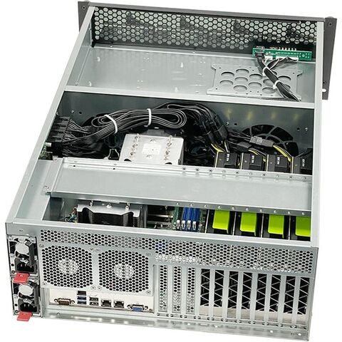 Zhenloong 4 Gpu Server Rack Case 4u 11 Slot Pci 12 Bay Hard