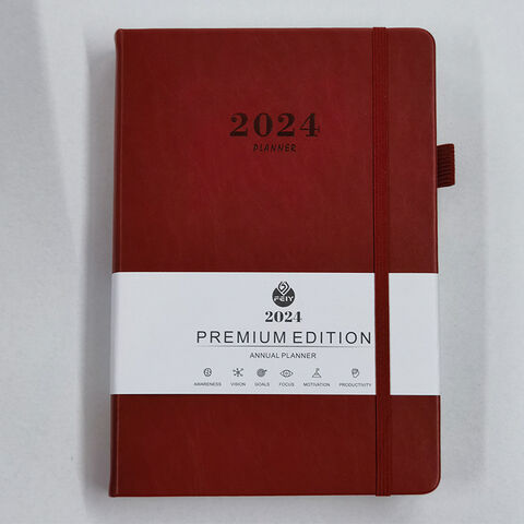 Buy Wholesale China Wholesale Notebook 2024 English Calendar 365 Days Daily  Office Plan A5 Schedule Notebook & Notebook at USD 2.48