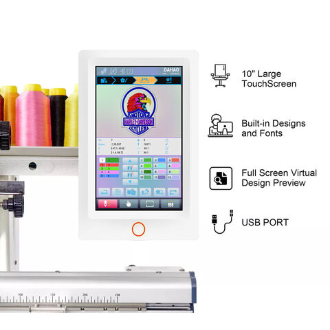 Machine à broder simple tête - EM SERIES - RiCOMA International Corporation  - pour casquettes