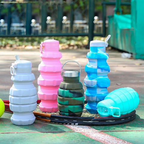 Collapsible Grenade Silicone Water Bottle