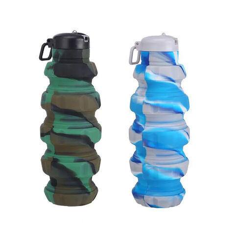 Buy Wholesale China Silicone Folding Water Bottle Grenade Shaped 500ml  Silicone Water Bottle & Silicone Water Bottles at USD 2.3