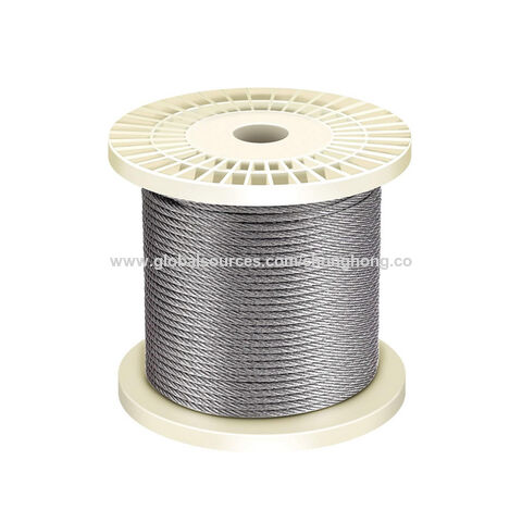 Achetez en gros Corde De Câble En Acier De Type 5/32 de Diamètre 1x19 Corde  De Câble En Acier Inoxydable 316 Bobine De Câble Flexible Et Bon Pour Les  Rails De Câble