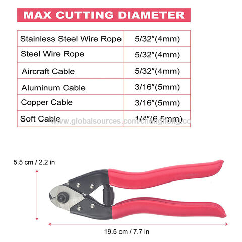 Buy Wholesale China Cable Cutters,forged From Heavy Duty Stainless Steel  Metal Small Wire Rope Cutter Tool For Stainle & Cable Cutters at USD 5.5