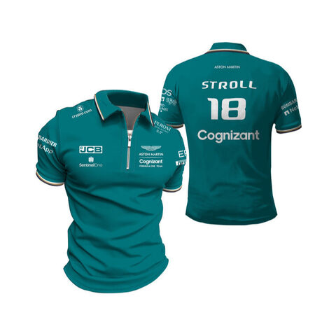 Compre Camiseta Polo De Alta Calidad Para Hombre Aston Martin
