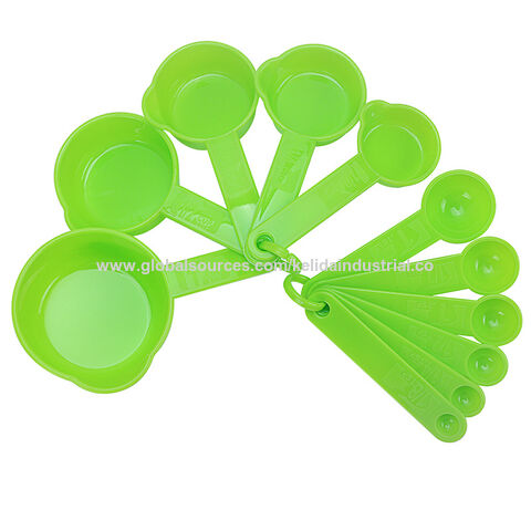 Hi.FANCY Plastic Measuring Cups Set,PP Coffee Spoons Set,Kitchen