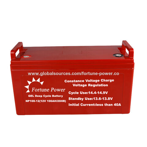 Buy Wholesale China Agm Vs Gel Battery For Solar Gel Battery Charger 12v  100ah Gel Deep Cycle Battery & 100ah Gel Deep Cycle Battery at USD 59