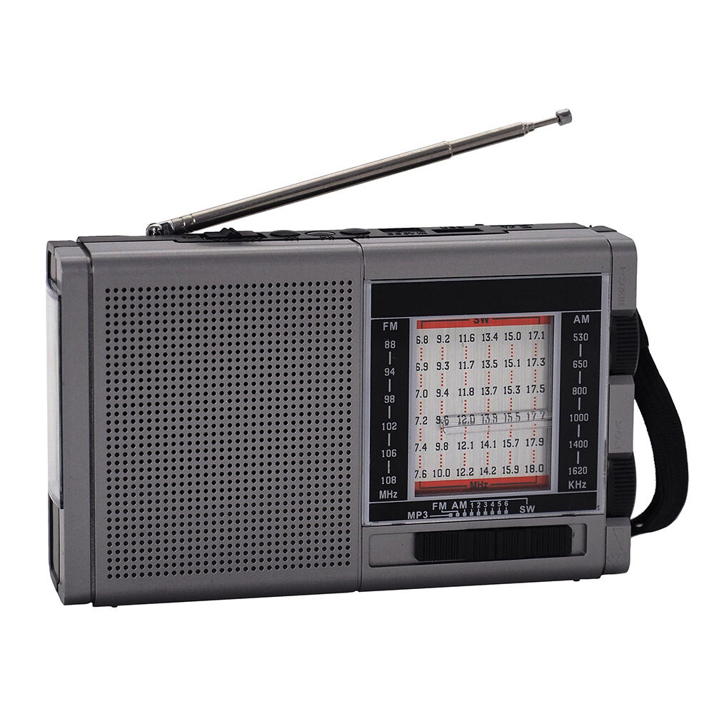 Radios portátiles de onda corta, radio AM FM con el mejor sonido, radio  retro solar vintage radio bluetooth altavoz transistor radio con la mejor  recepción : Electrónica 