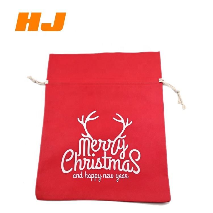 Christmas Non woven Drawstring Pocket Happy New Year Gift - Temu