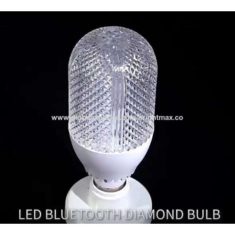 Ampoules LED Musicales Intelligentes avec Télécommande 24 Touches, Lumen à Changement de Couleur 12W E27 RGB avec Haut-Parleur d'Ampoule Musicale