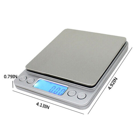 Buy Wholesale China Custom Digital Kitchen Scale Lcd Backlight Stainless  Steel Platform 5kg 3kg/0.1g Weighing Device Electric Food Electronic Scale  & Digital Kitchen Scale at USD 3.1