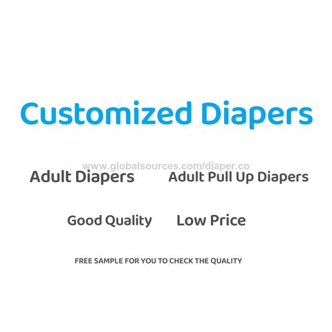 Custom Disposable Adult Incontinence Diaper Pull up Panty Nappy