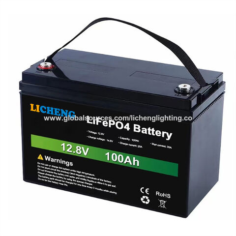 Buy Wholesale China Factory Customized Deep Cycle 12.8v 100ah