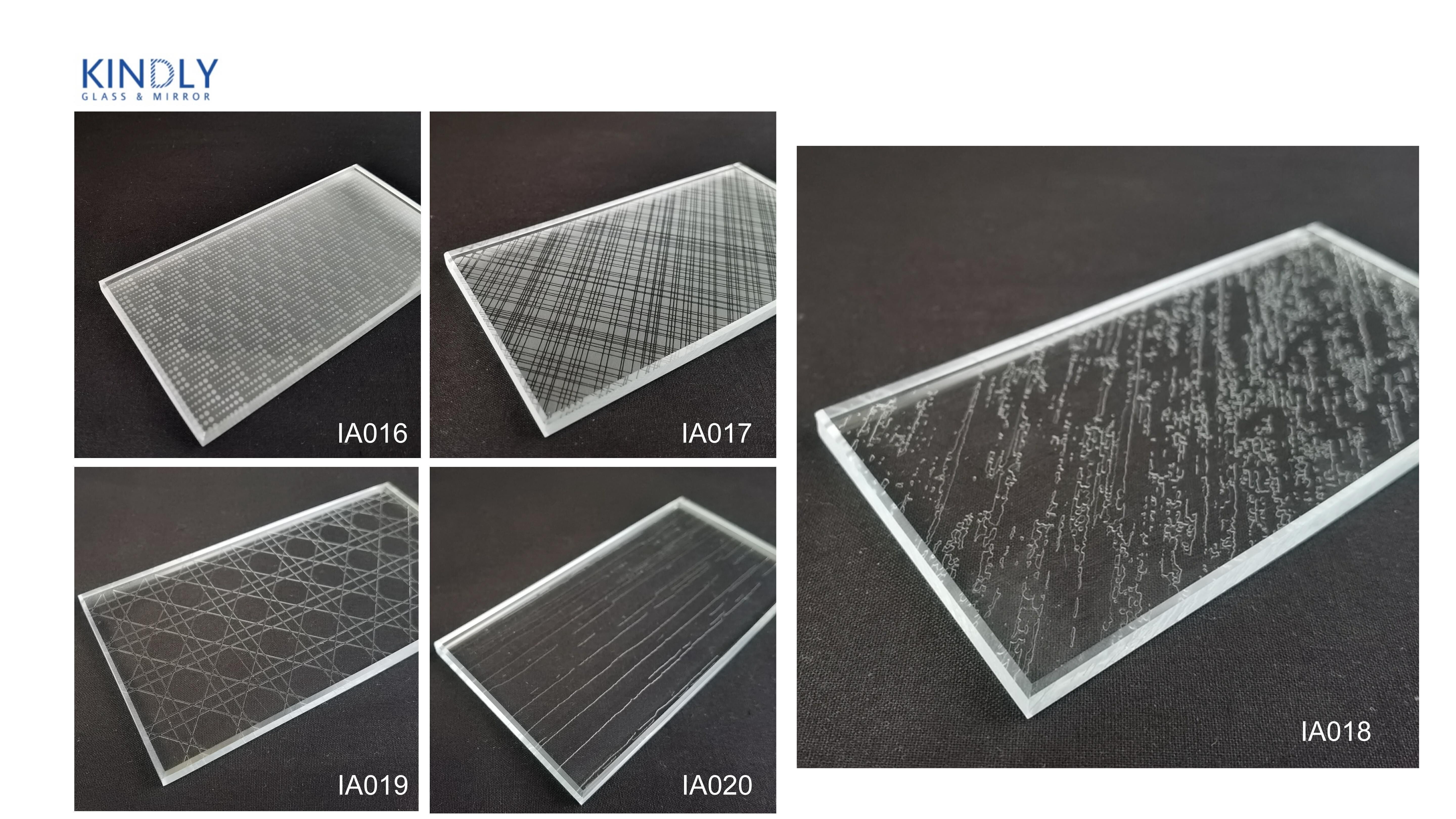 Buy Wholesale China Patterned Acid Etched Glassline Patternodm & Acid