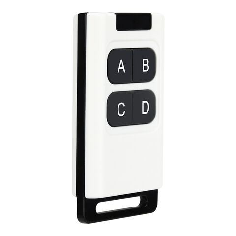Duplicador universal de control remoto para puerta de garaje con código variable de 4 botones y 315 MHz/433 MHz con transmisión RF mejorada.