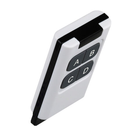 Duplicador universal de control remoto para puerta de garaje con código variable de 4 botones y 315 MHz/433 MHz con transmisión RF mejorada.